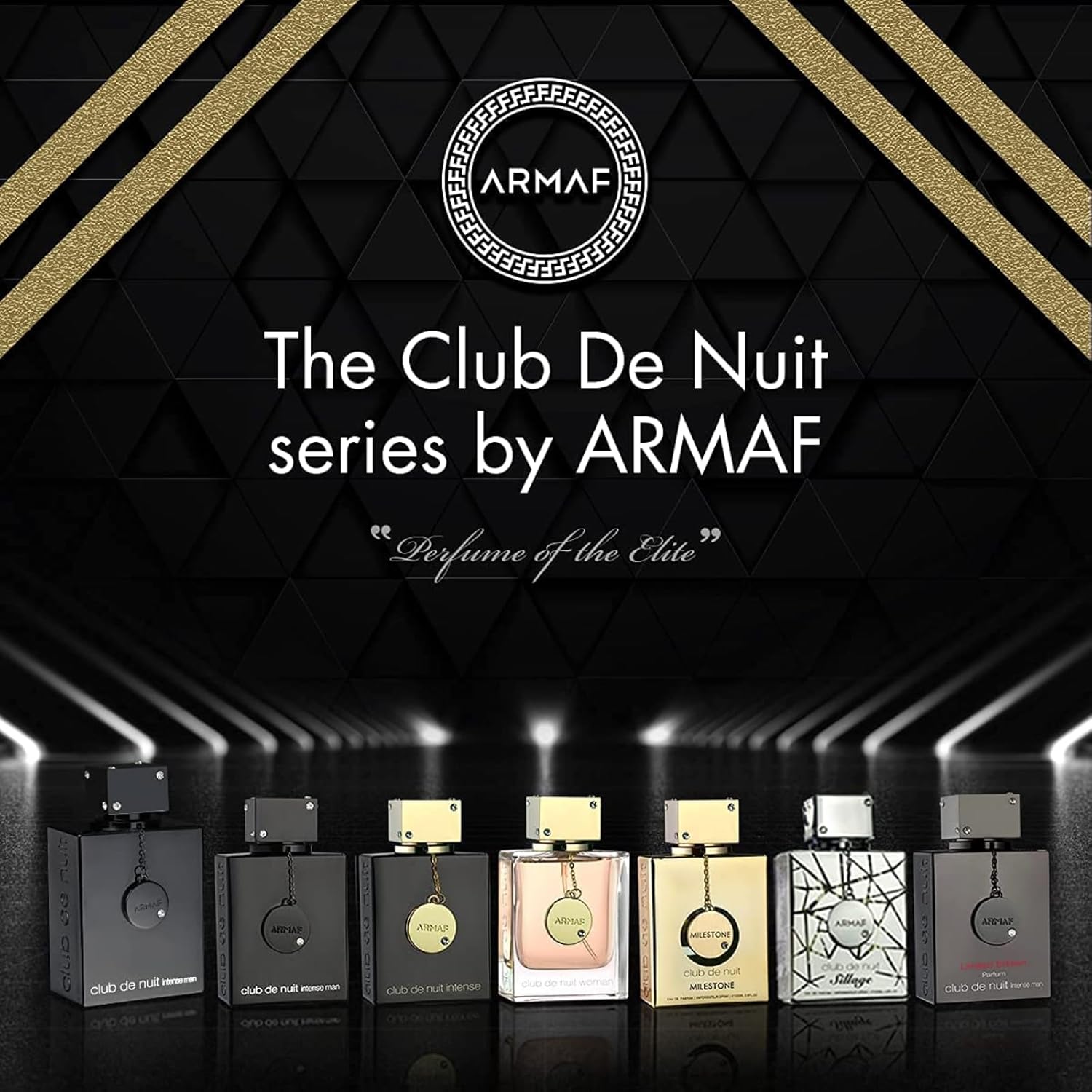 Club De Nuit Intense for Men Eau De Parfum Spray, 6.8 Ounce / 200 Ml